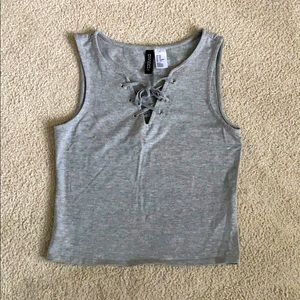 Divided tank top